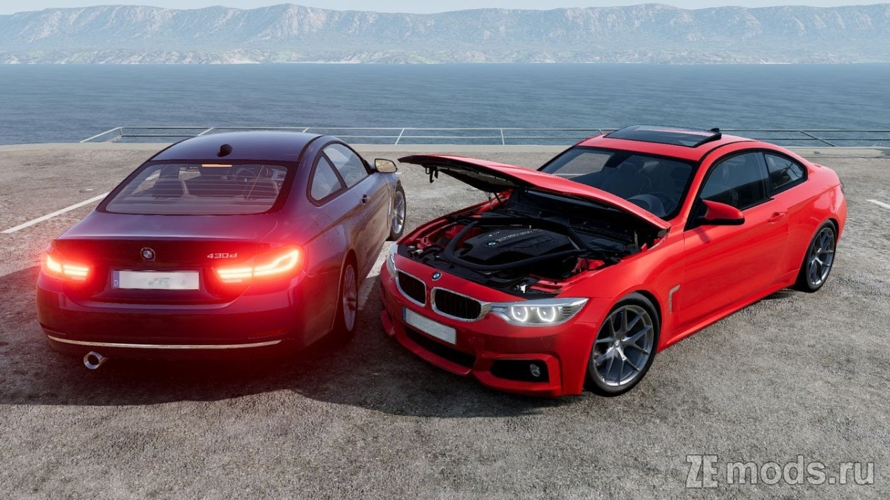 Мод BMW 4-Series F32 (1.0) для BeamNG.drive (0.37.x)