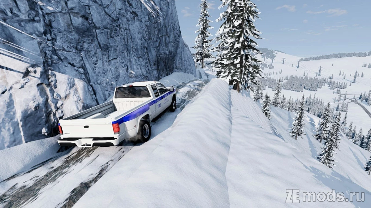Мод Карта "Schneeberg" (1.3) для BeamNG.drive (0.37.x)