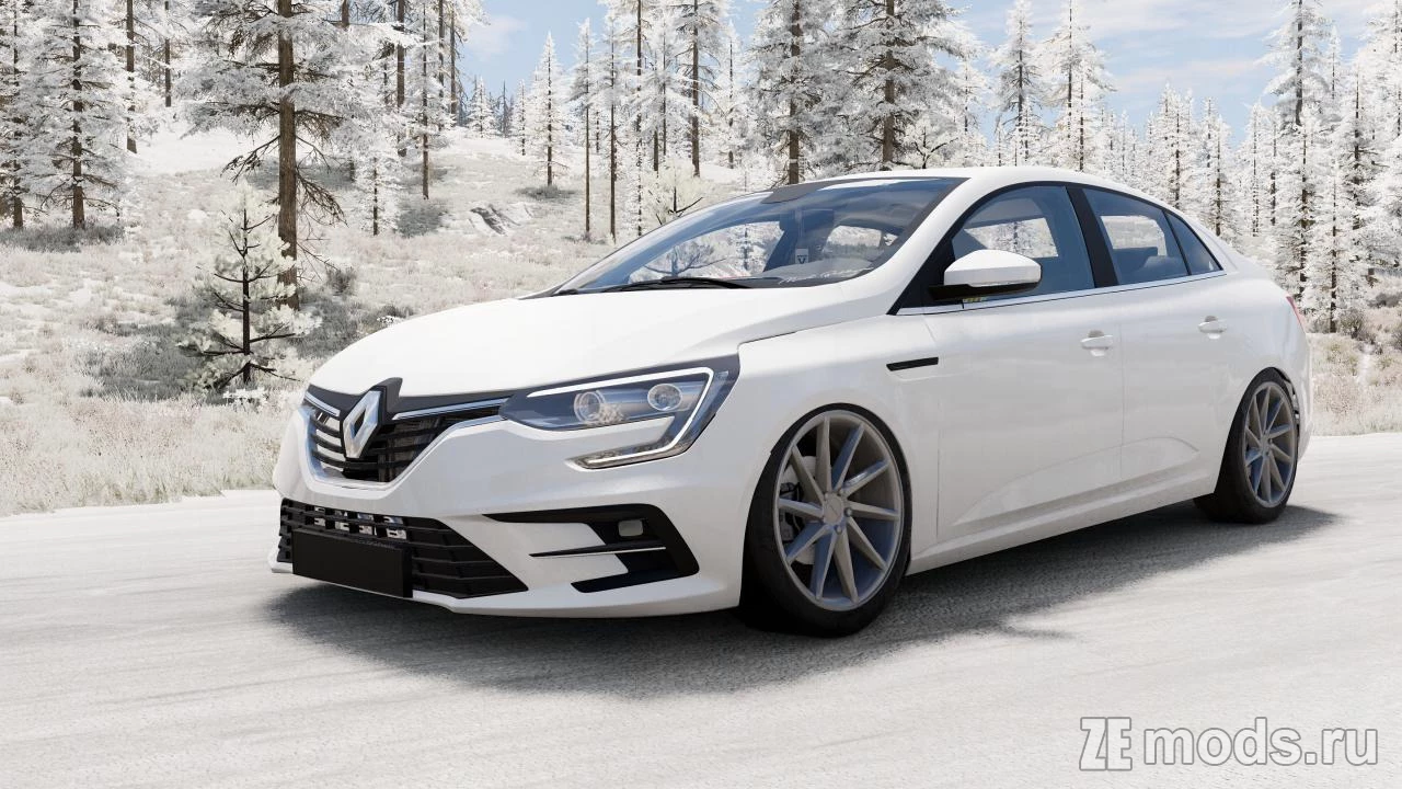 Мод Renault Megane IV (2016-2020) (1.1) для BeamNG.drive (0.37.x)