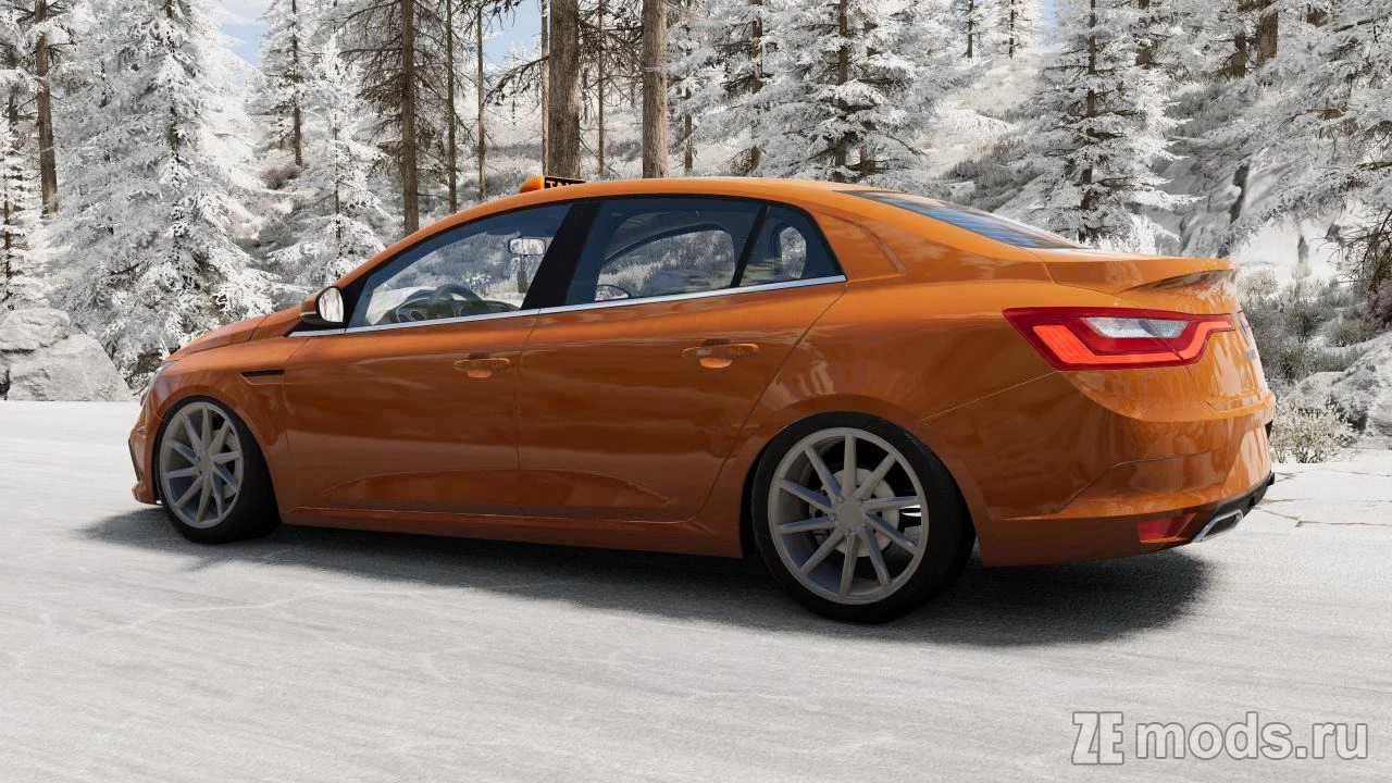 Мод Renault Megane IV (2016-2020) (1.1) для BeamNG.drive (0.37.x)