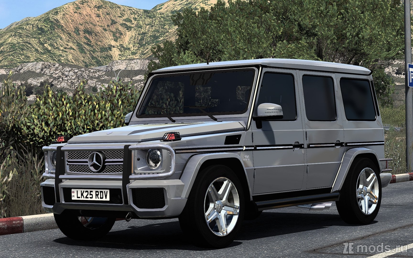 Mercedes-Benz W463 G65 (5.5) для Euro Truck Simulator 2 (1.57.x)