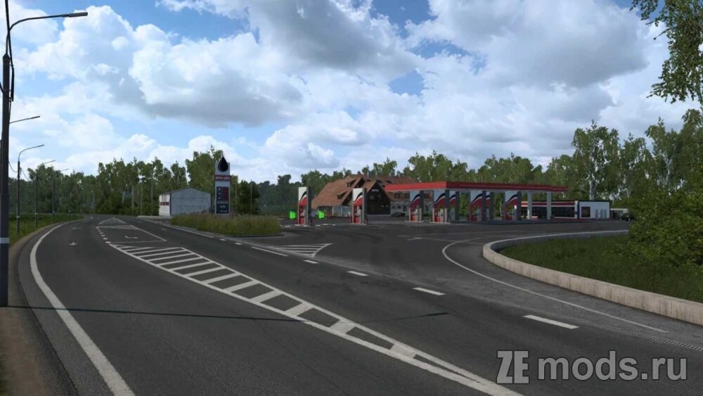 Мод Карта проект "Черноземье" (2.1) для Euro Truck Simulator 2 (1.57.x)