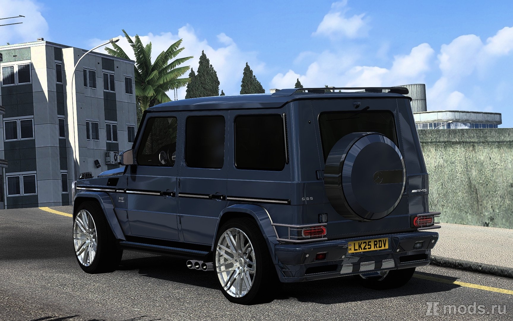 Мод Mercedes-Benz W463 G65 (5.5) для Euro Truck Simulator 2 (1.57.x)