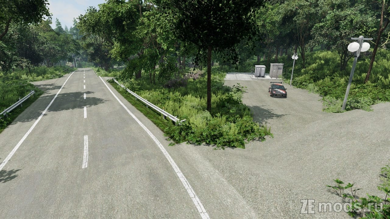 Карта "Nagao Pass (Touge)" (1.5) для BeamNG.drive (0.38.x)