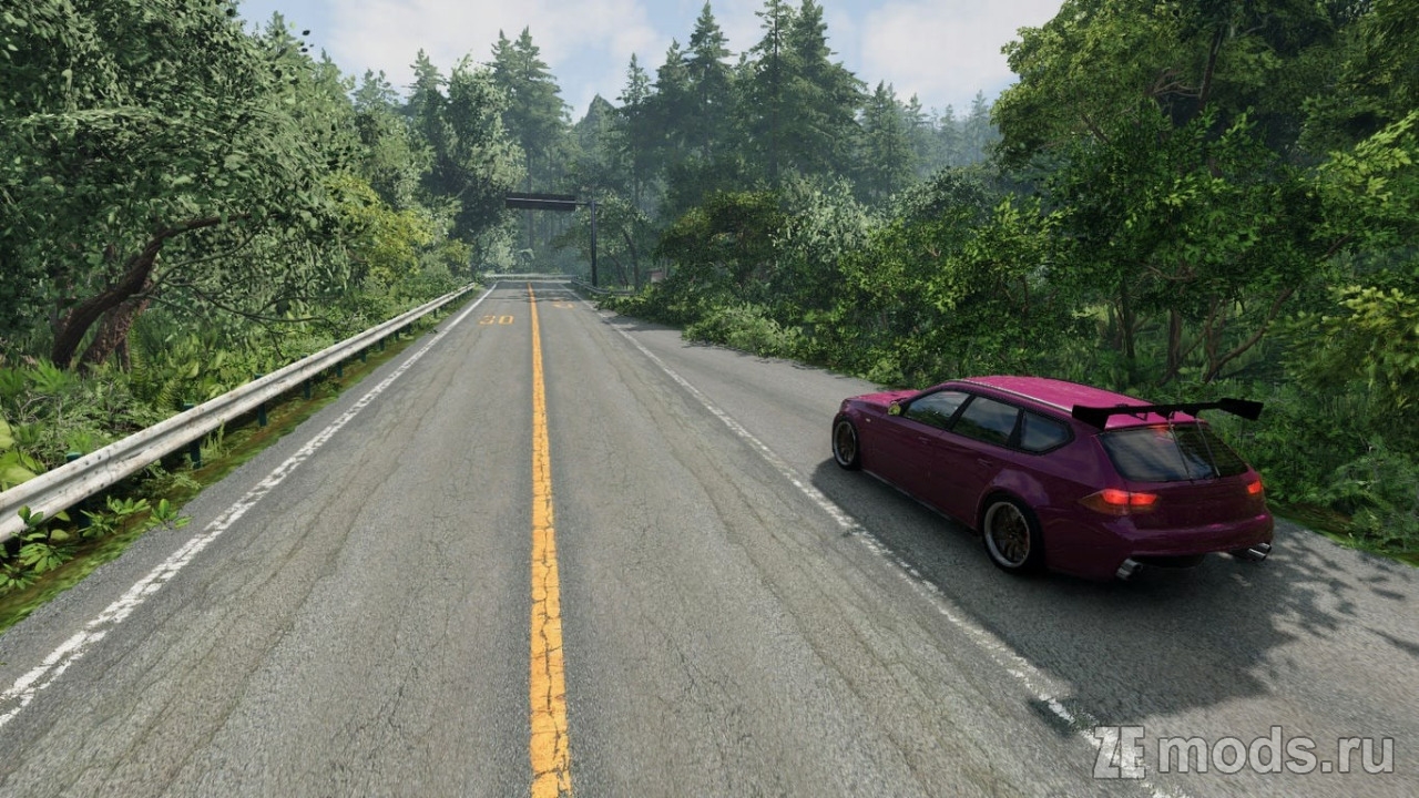 Мод Карта "Tsukuba Fruits Line (Touge)" (3.0) для BeamNG.drive (0.38.x)