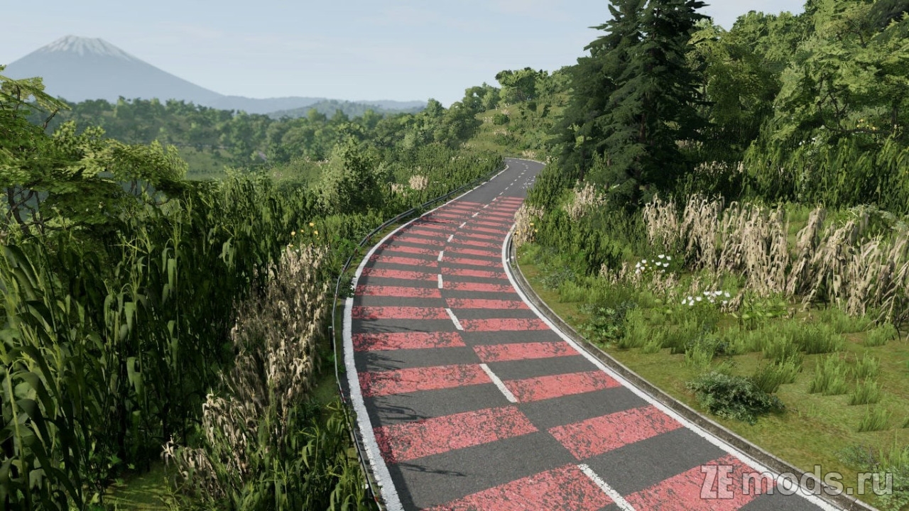Карта "2K Ashinoko Skyline" (2.0) для BeamNG.drive (0.38.x)
