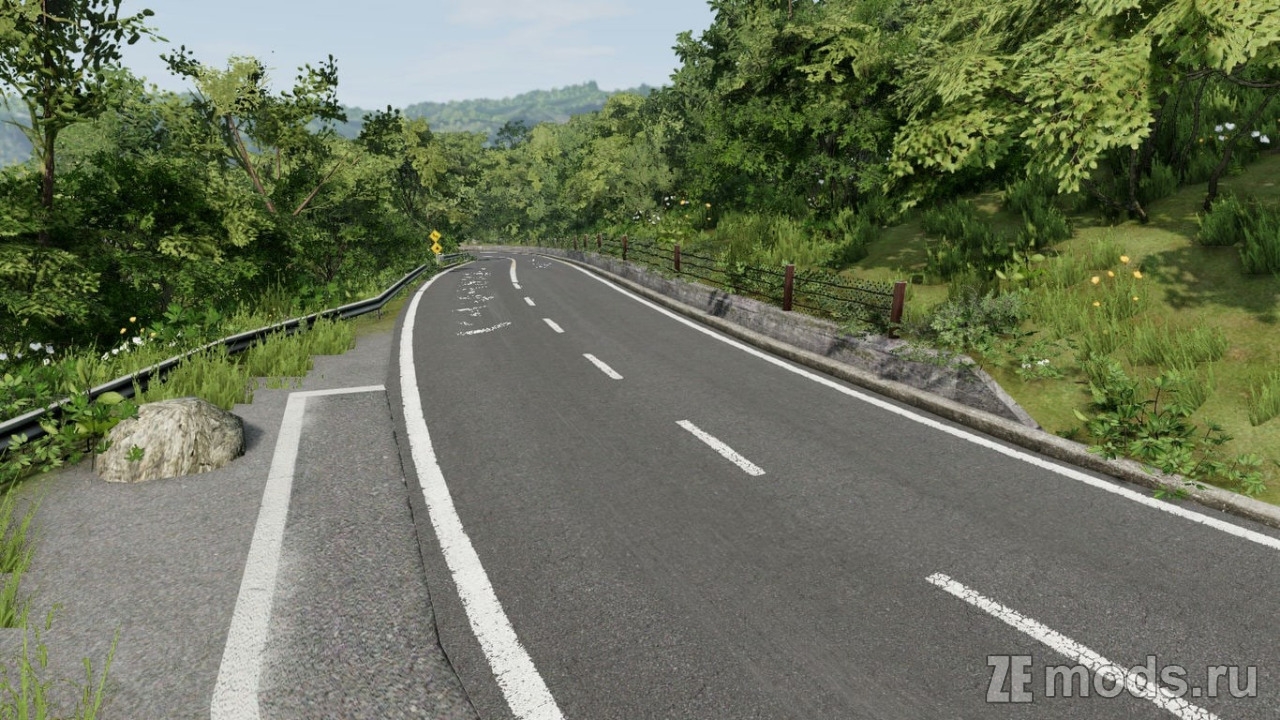 Мод Карта "2K Ashinoko Skyline" (2.0) для BeamNG.drive (0.38.x)