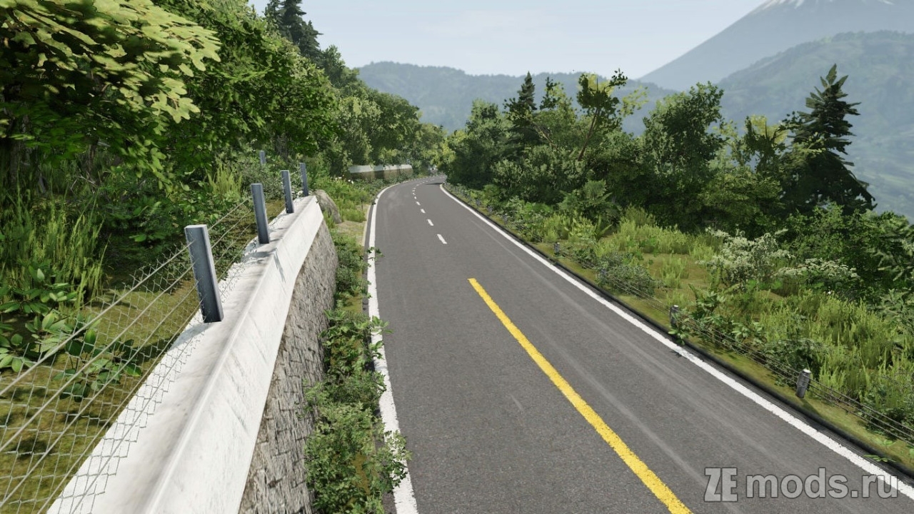 Мод Карта "2K Ashinoko Skyline" (2.0) для BeamNG.drive (0.38.x)
