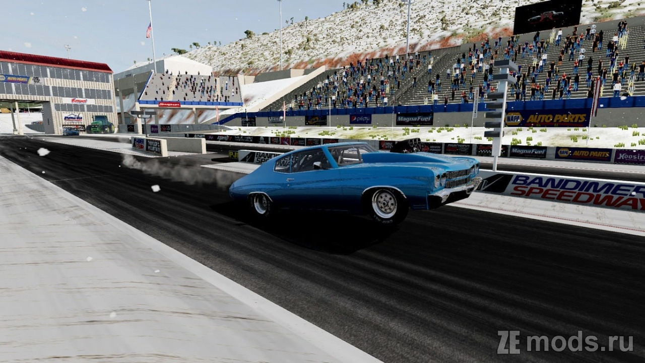Мод Карта "Bandimere Winter Edition" (1.0) для BeamNG.drive (0.37.x)
