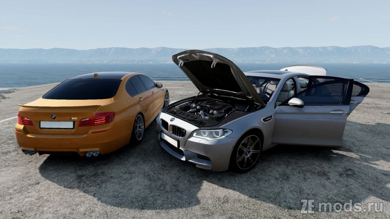 Мод BMW F10 M5 + Competition (2011–2016) (1.0) для BeamNG.drive (0.37.x)