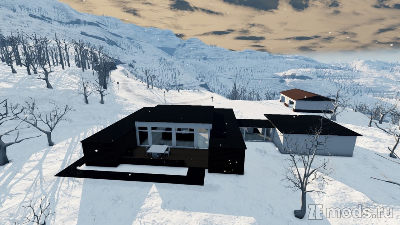 Мод Карта "Winter Italy (BeamNG)" (1.0) для BeamNG.drive (0.37.x)
