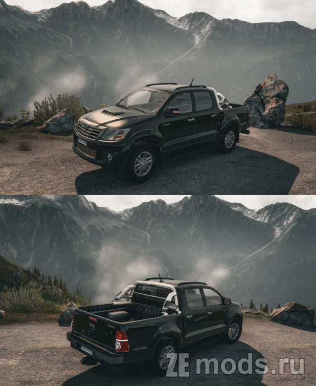 Мод Toyota Hilux 2015 (1.8) для Euro Truck Simulator 2 (1.57.x)