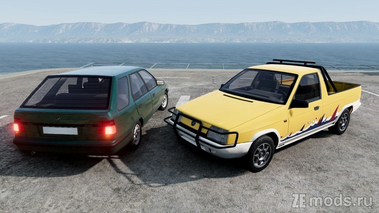 Мод Šenta Type 325 (Excel, Exion, Ferax) (1.1) для BeamNG.drive (0.38.x)