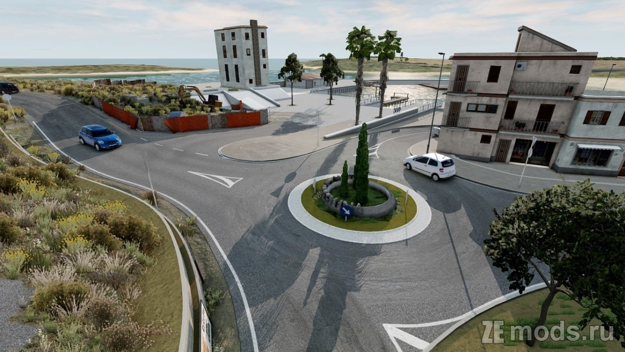 Карта "Isola Doriluce" (1.3) для BeamNG.drive (0.38.x)