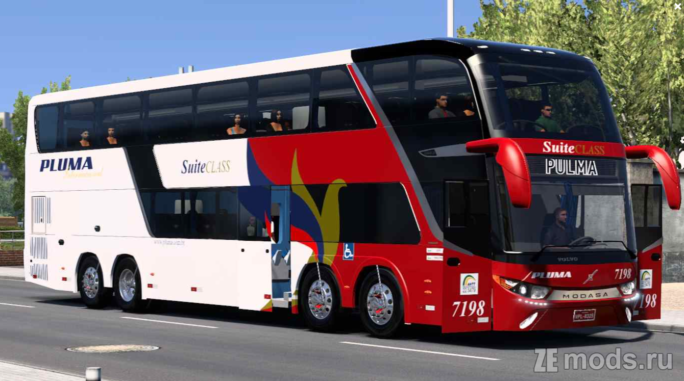 Modasa Zeus 3 Volvo 8×2 (3.2) для Euro Truck Simulator 2 (1.57.x)