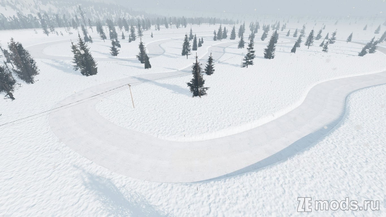 Мод Карта "Winter Playground" (1.0) для BeamNG.drive (0.38.x)
