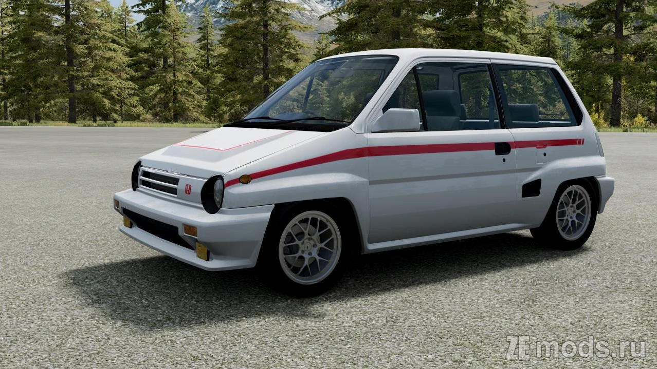 Мод Honda City Turbo II 1983 (2.0) для BeamNG.drive (0.38.x)