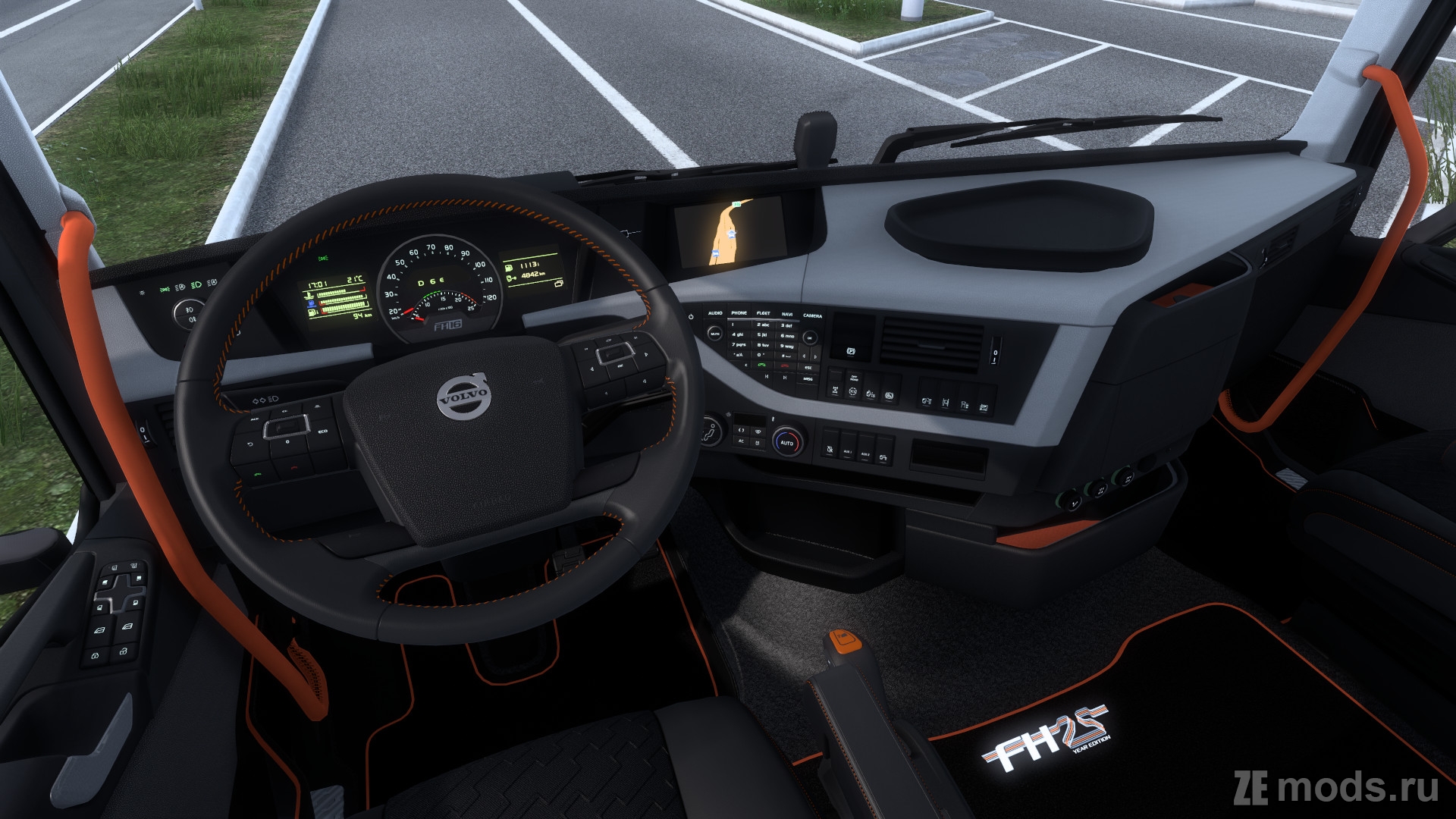 Мод Volvo FH4 Reworked by Zahed (0.2) для Euro Truck Simulator 2 (1.57)