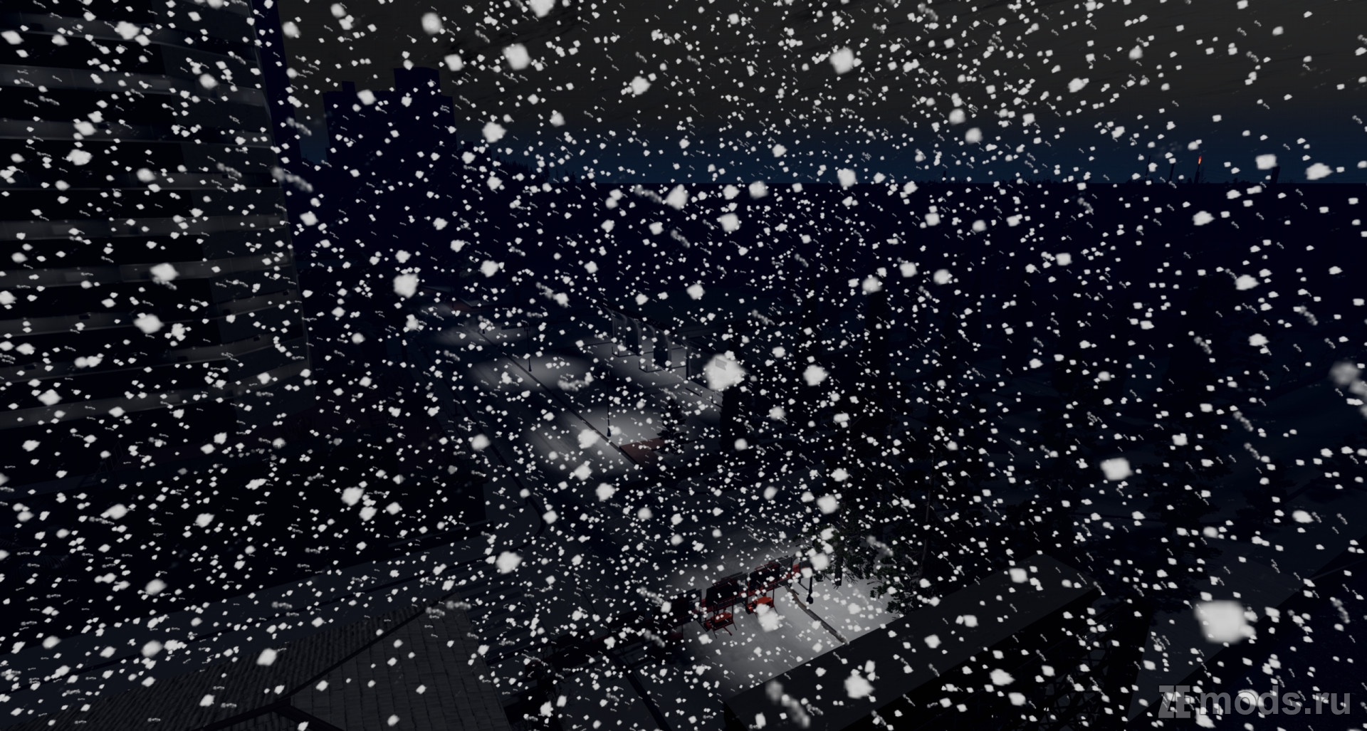 Мод Карта "West Coast USA – Winter Storm Edition" (1.0) для BeamNG.drive (0.38.x)