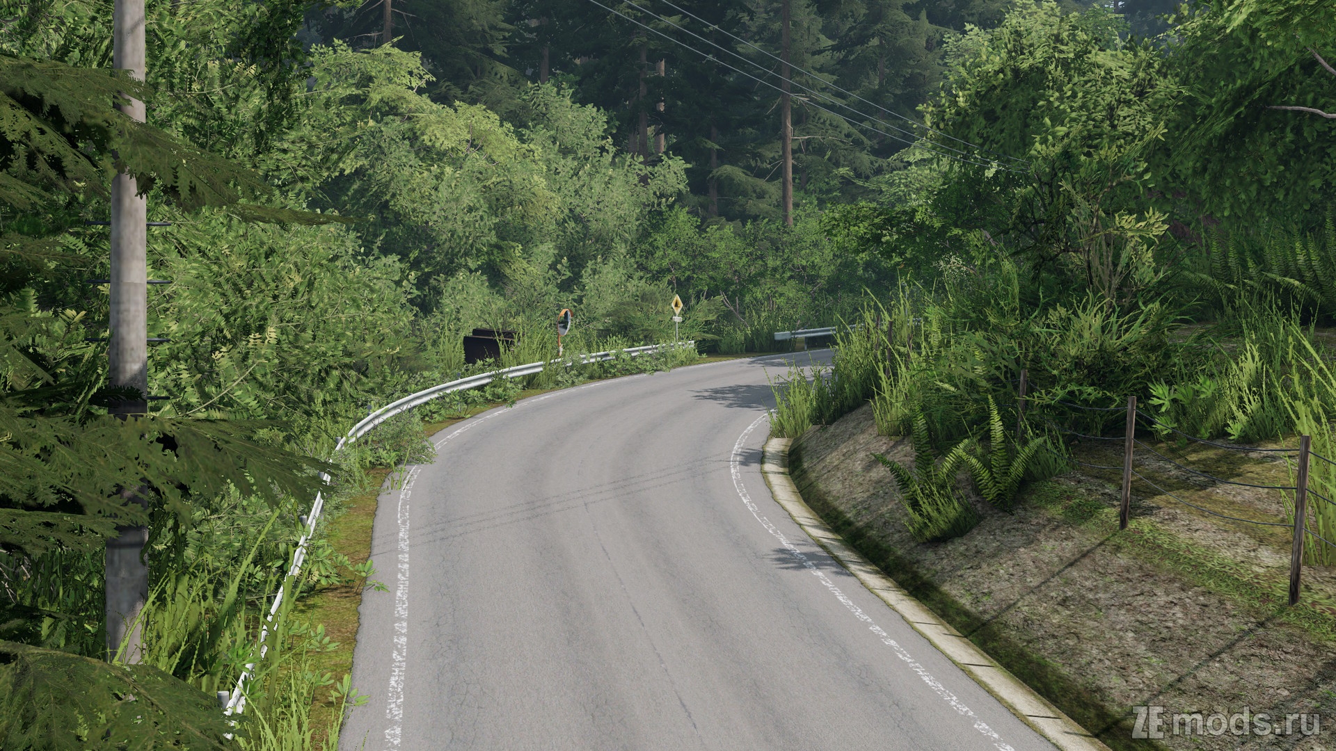 Мод Карта "Tsuchisaka (Touge)" (1.1) для BeamNG.drive (0.38.x)