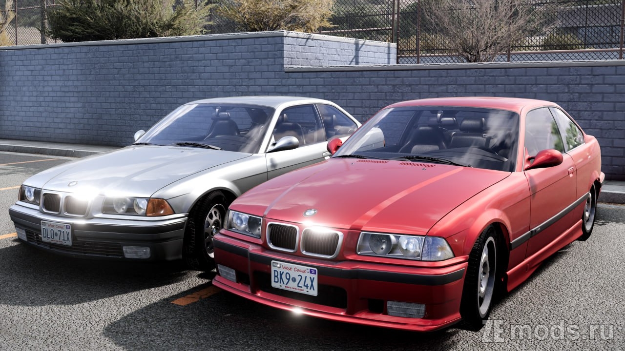 BMW M3-Series E36 (1.0) для BeamNG.drive (0.37.x)
