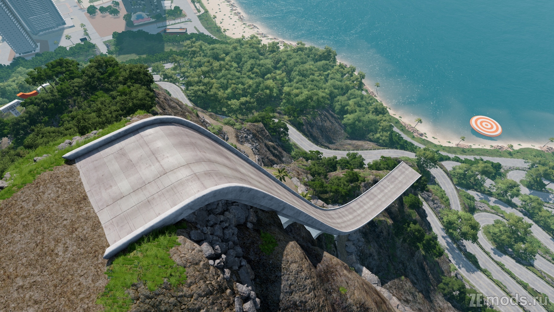 Мод Карта "SIXT Island" (1.021) для BeamNG.drive (0.37.x)