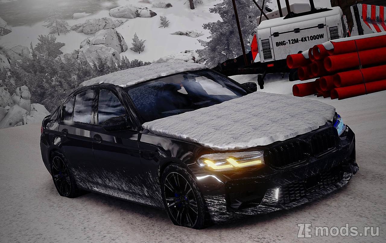 BMW M5 F90 (1.0) для BeamNG.drive (0.37.x)