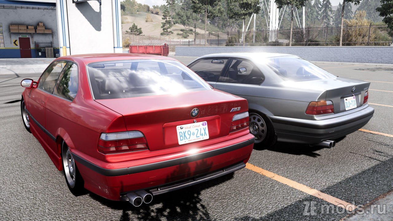Мод BMW M3-Series E36 (1.0) для BeamNG.drive (0.37.x)