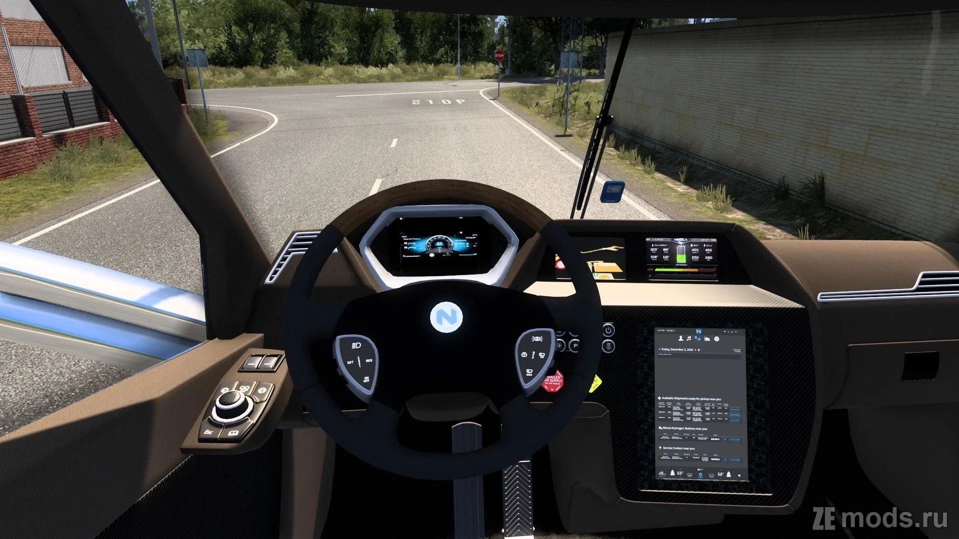 Мод Nikola One 2020 (1.0) для Euro Truck Simulator 2 (1.57)