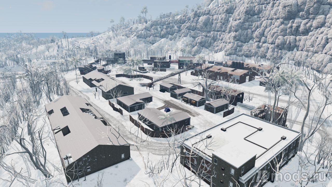 Мод Карта "Jungle Rock Island Snowy" (1.2) для BeamNG.drive (0.38.x)