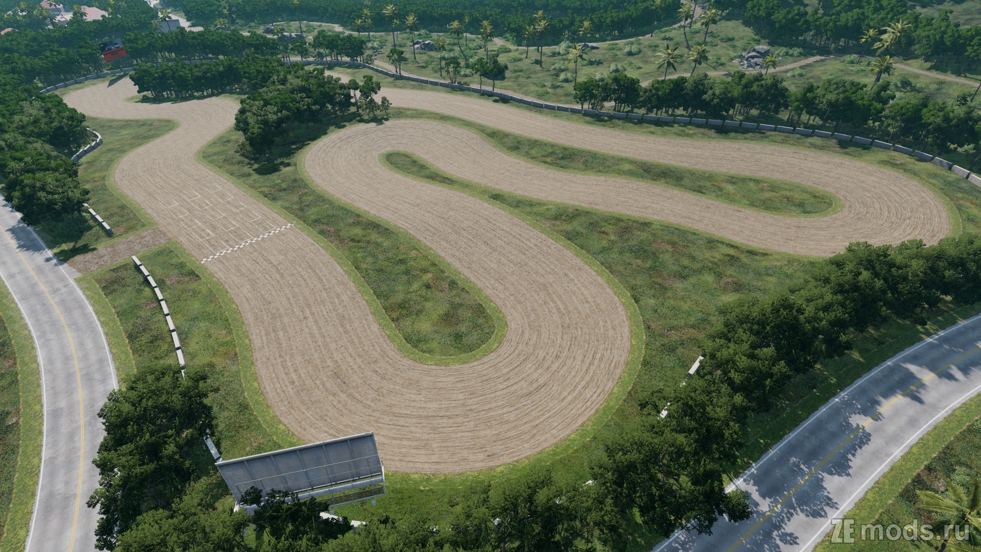 Мод Карта "SIXT Island" (1.021) для BeamNG.drive (0.37.x)