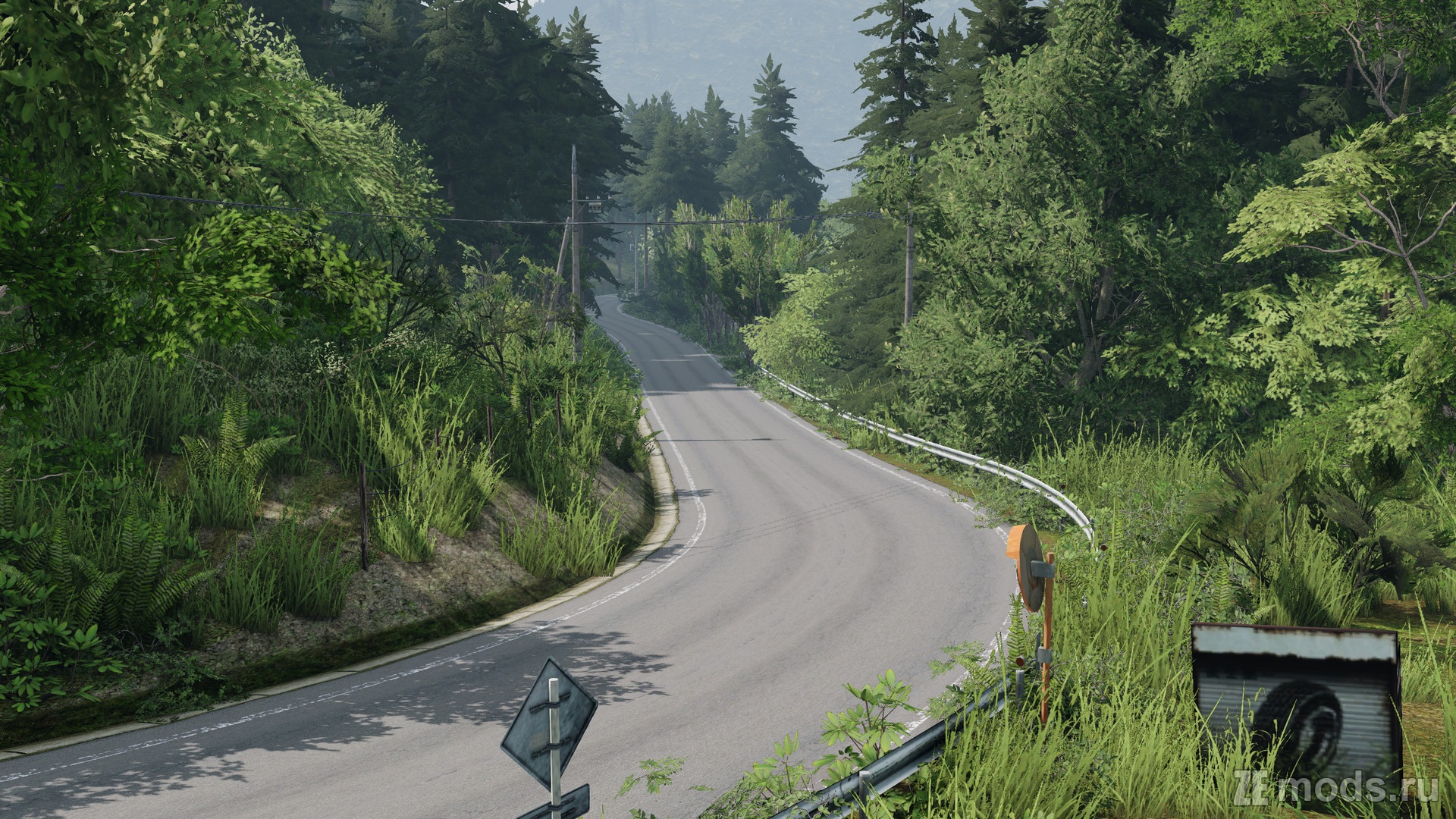 Мод Карта "Tsuchisaka (Touge)" (1.1) для BeamNG.drive (0.38.x)