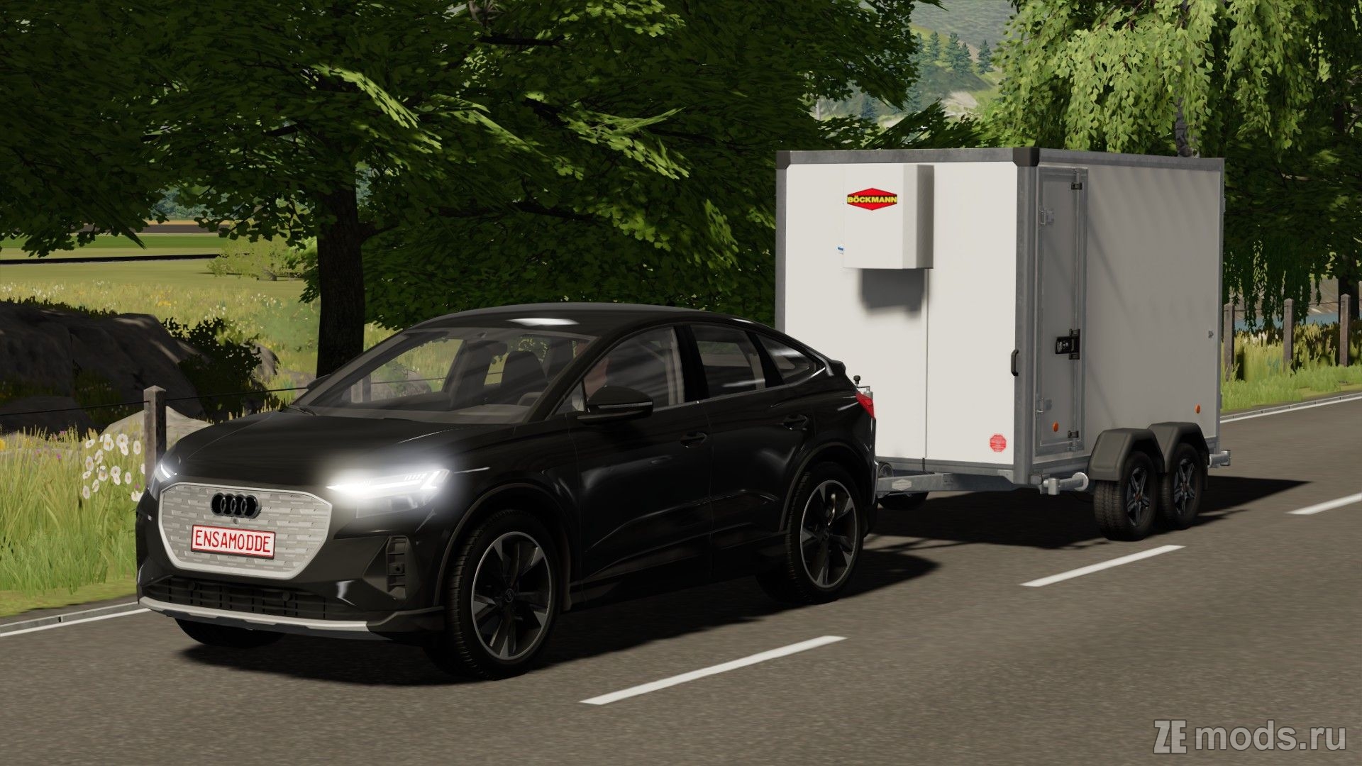 Audi Q4 F4 E-Tron Sportback (0.1) для Farming Simulator 22