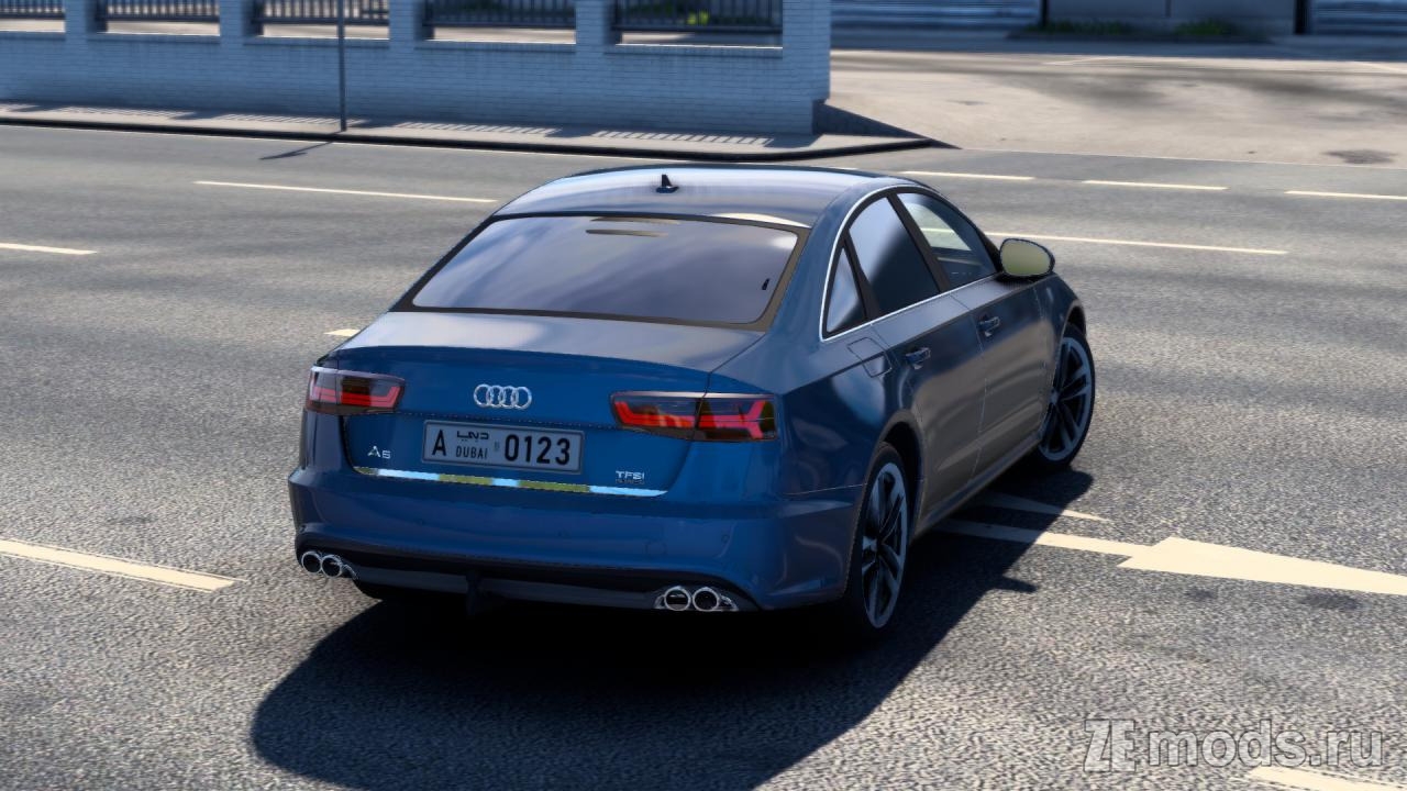 Мод Audi A6 C7 2015 (3.3) для American Truck Simulator (1.57)