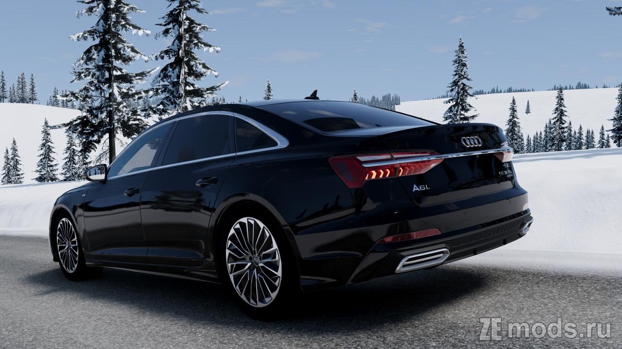 Мод Audi A6L C8 (1.0) для BeamNG.drive (0.38.x)