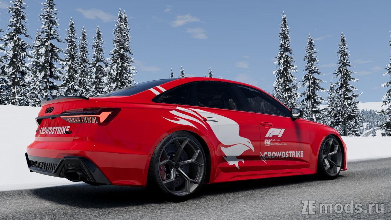 Мод Audi RS6 (1.0) для BeamNG.drive (0.37.x)