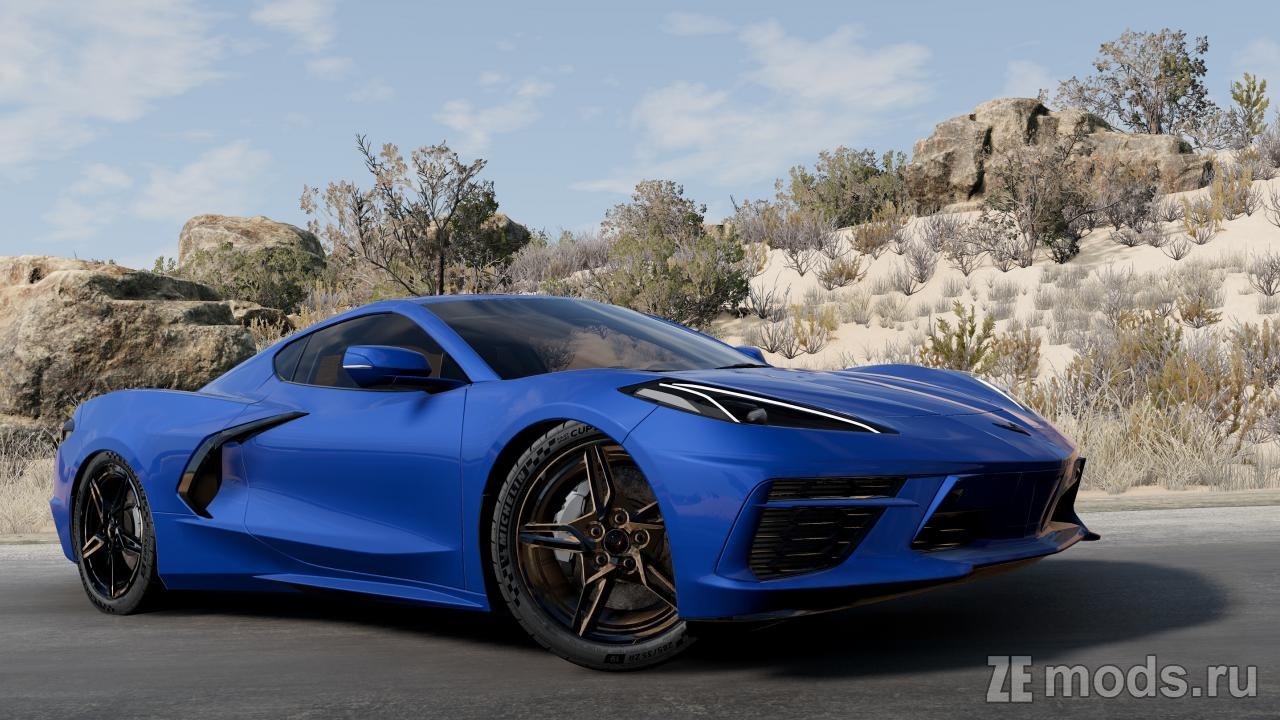 Chevrolet Corvette C8 (1.0) для BeamNG.drive (0.38.x)