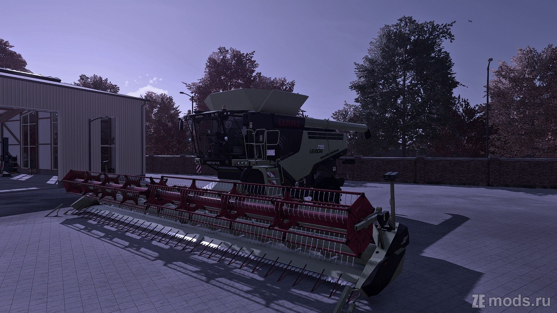Мод Claas Lexion 795 Monster (3.0) для Farming Simulator 22