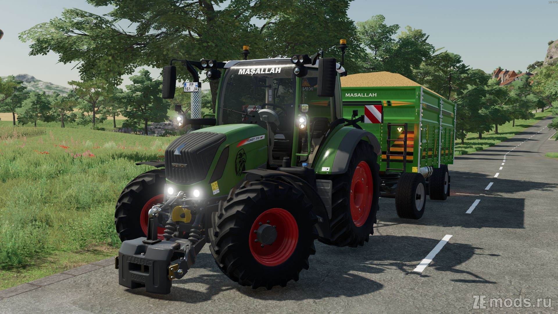 Fendt 300 Vario Edit (1.0) для Farming Simulator 22