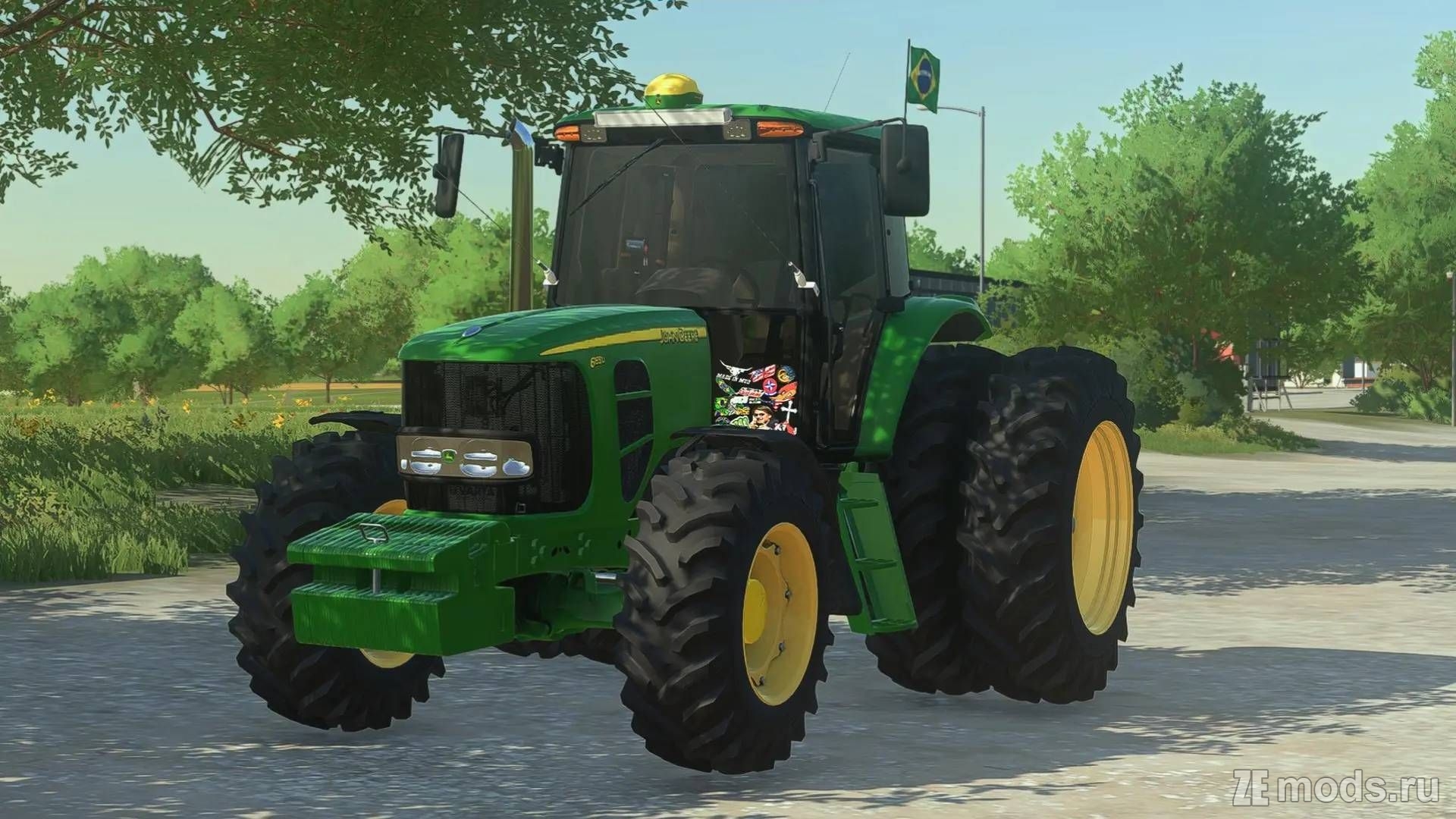 Мод John Deere 6145J (1.0.2) для Farming Simulator 22