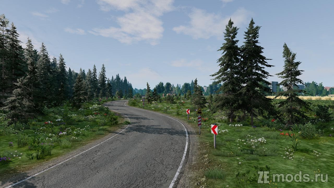 Мод Карта "Polish Roads" (3.2) для BeamNG.drive (0.38.x)