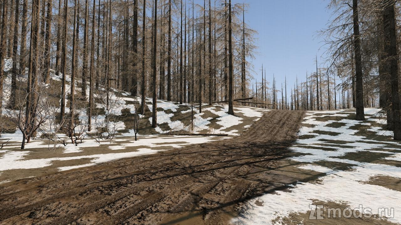 Мод Карта "Russian City Winter" (1.0) для BeamNG.drive (0.38.x)