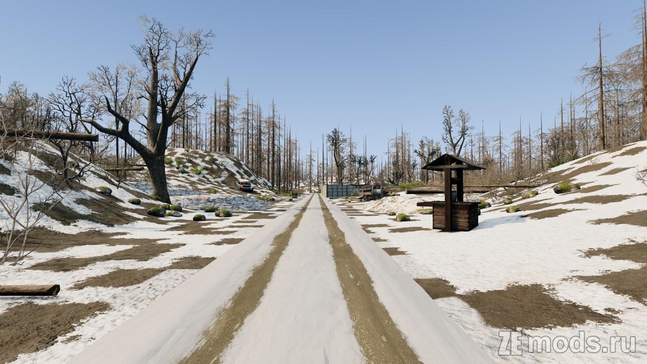 Мод Карта "Russian City Winter" (1.0) для BeamNG.drive (0.38.x)