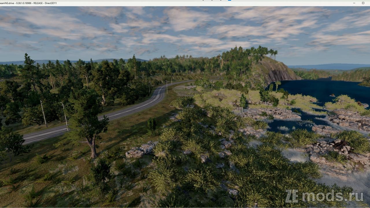 Мод Карта "UKred (drift map)" (1.0) для BeamNG.drive (0.38.x)