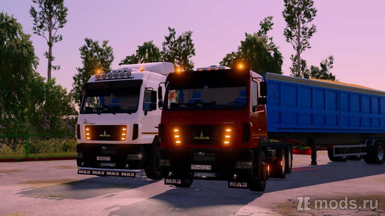МАЗ-6430Е8/5440С5 (1.1) для Farming Simulator 22