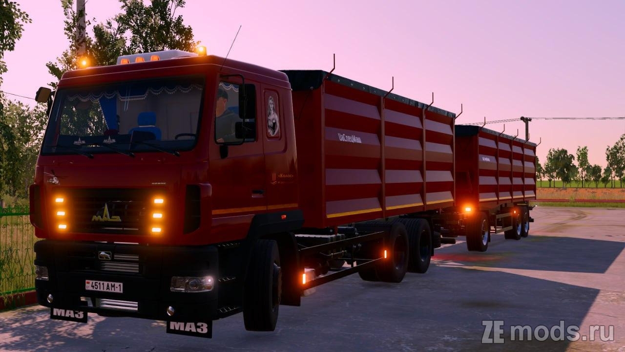 МАЗ-6501A8 "Колос" (1.1) для Farming Simulator 22