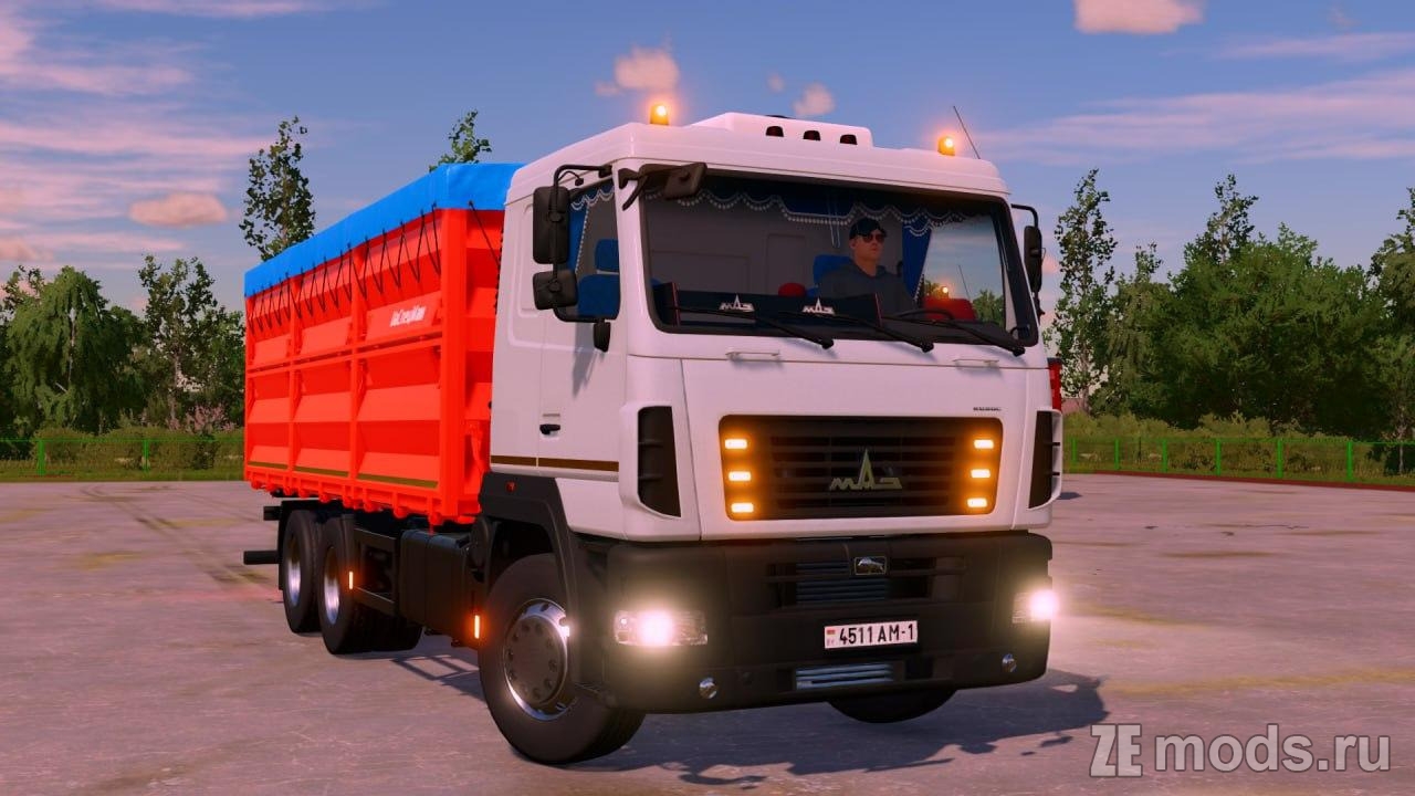 Мод МАЗ-6501A8 "Колос" (1.1) для Farming Simulator 22