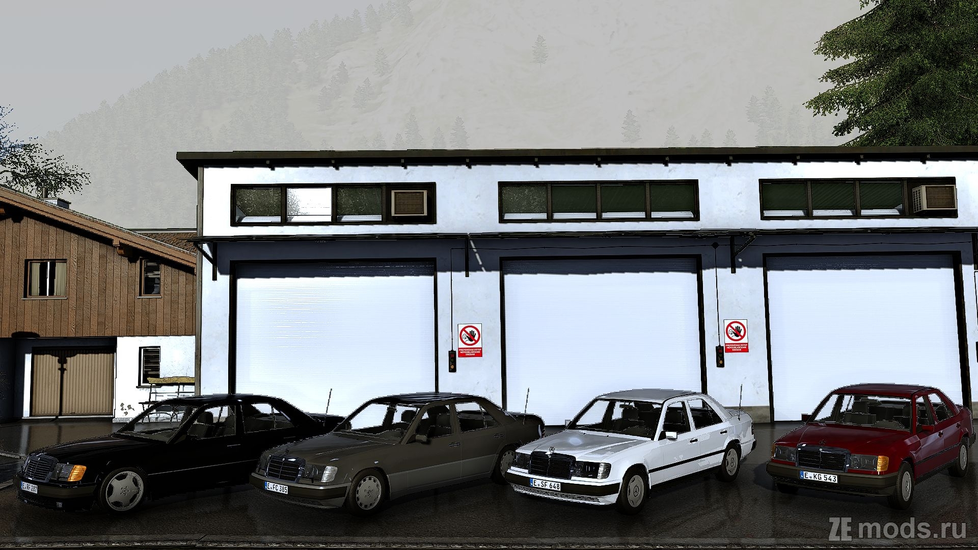 Mercedes Benz W124 (1.0) для Farming Simulator 22