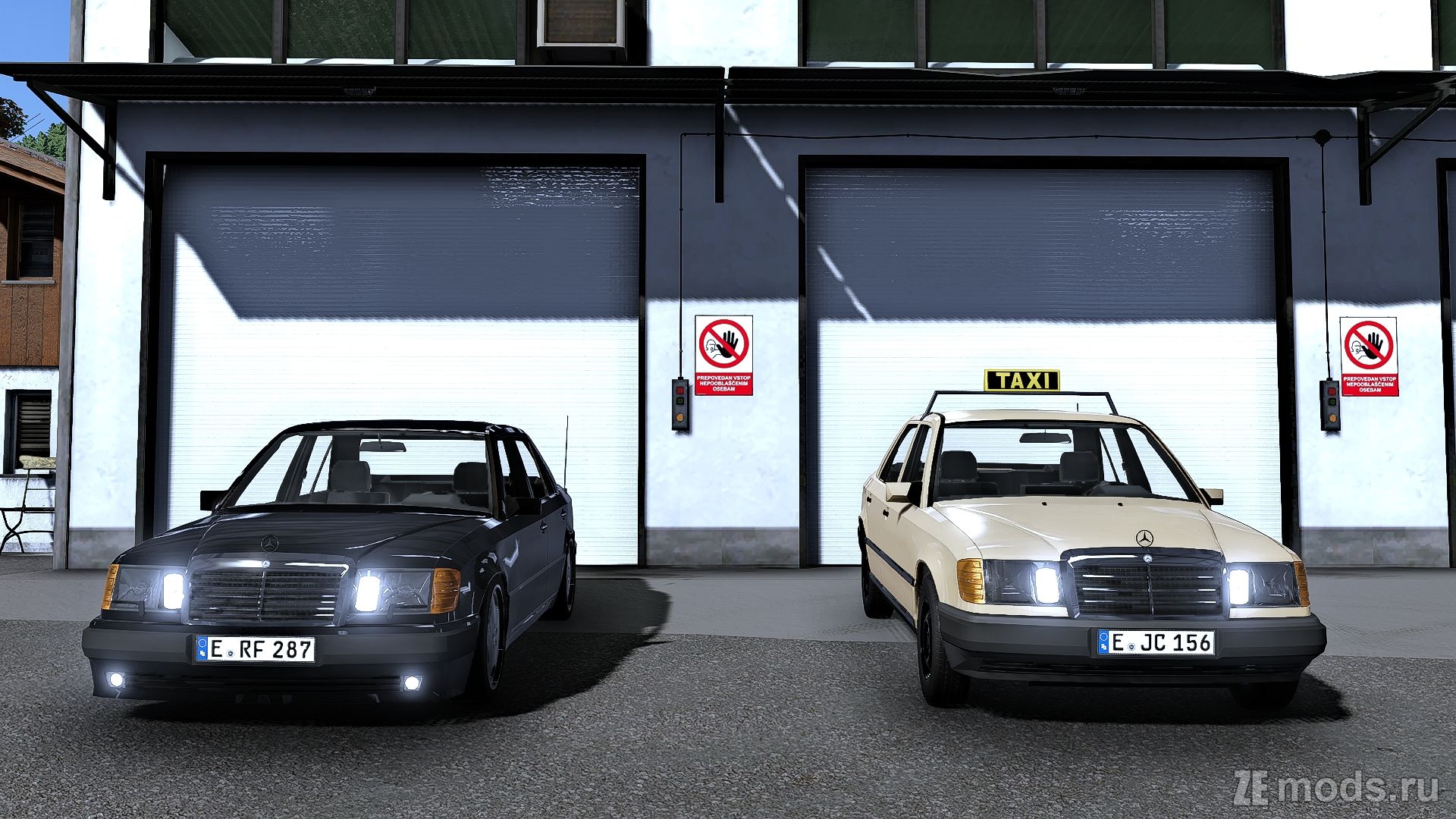 Мод Mercedes Benz W124 (1.0) для Farming Simulator 22