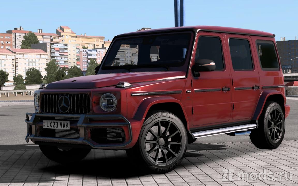 Mercedes-Benz G63 AMG 2022 (2.1) для Euro Truck Simulator 2 (1.57.x)